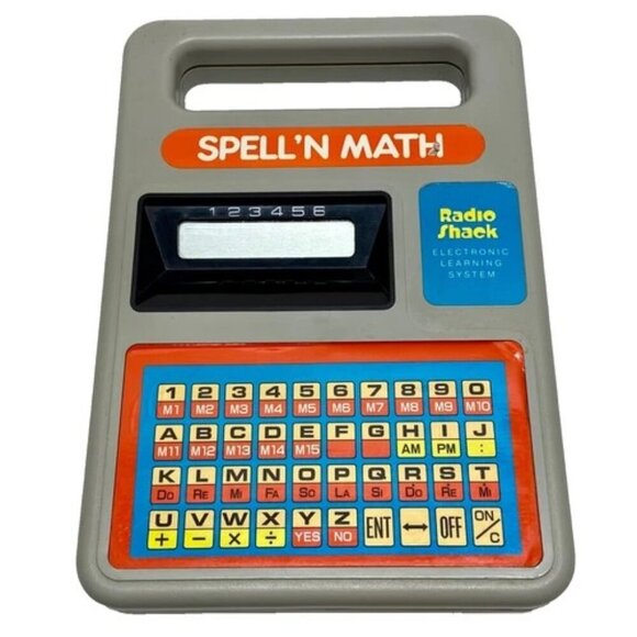 Spell N Math Radio Shack Learning System Rare 1980's Korea Vintage Tested Works! - Picture 1 of 15